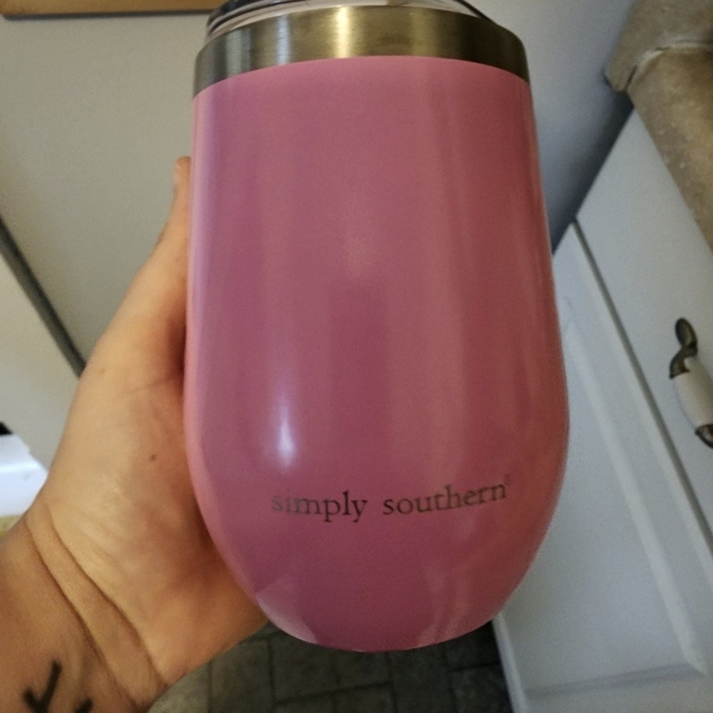 Simply Southern Pink Stainless Steel Tumbler